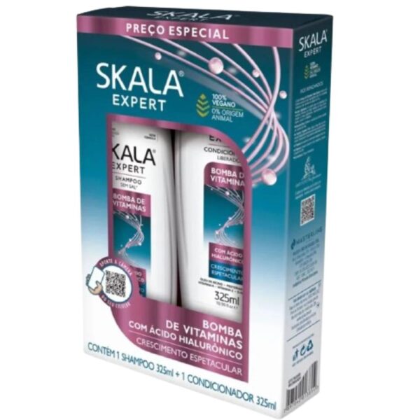 Kit Sh+Cond Skala Bomba De Vitaminas 325Ml