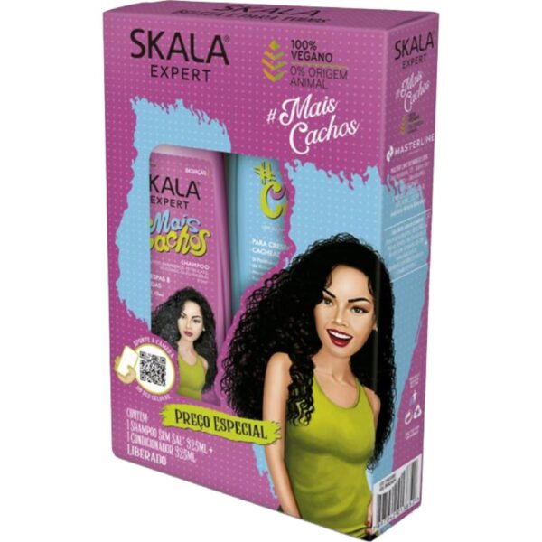 Kit Sh+Cond Skala #Mais Cachos 325Ml
