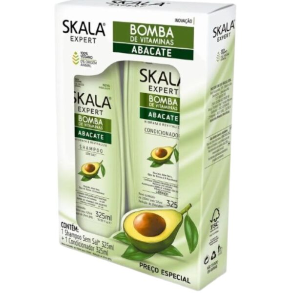 Kit Sh+Cond Skala Abacate 325Ml