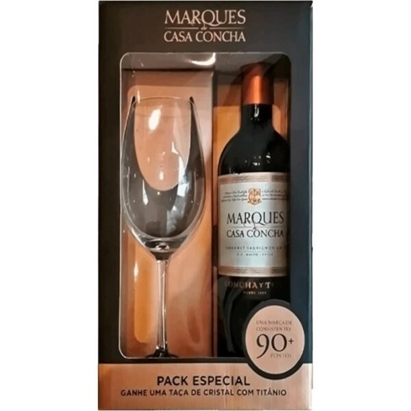 Vinho Marques Casa Concha Cabernet Sauvignon 750Ml + 1 Taça