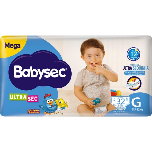 Fralda Babysec Mega G Com 302 Unidades