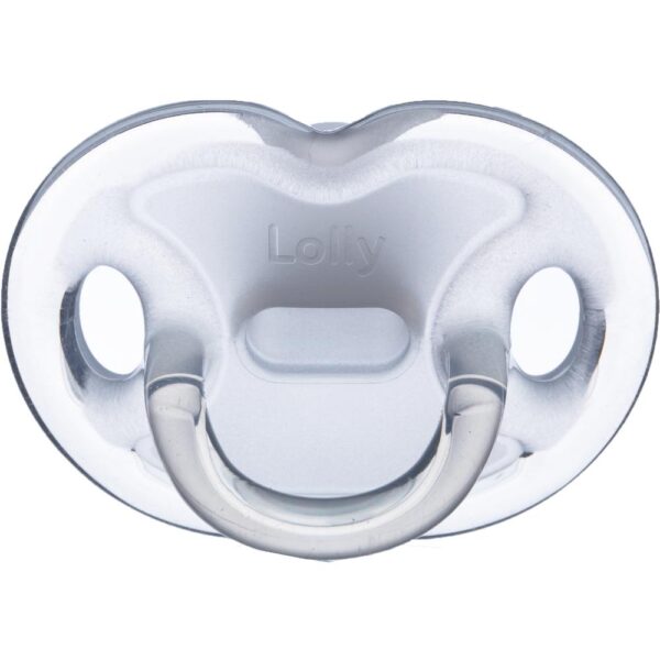 Chupeta Lolly 100% Silicone Ot2 Transp