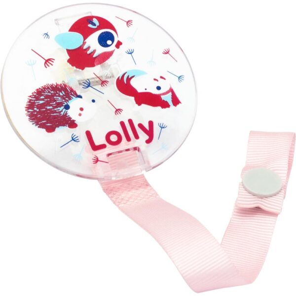 Prend Chupeta Lolly Zoo Rosa