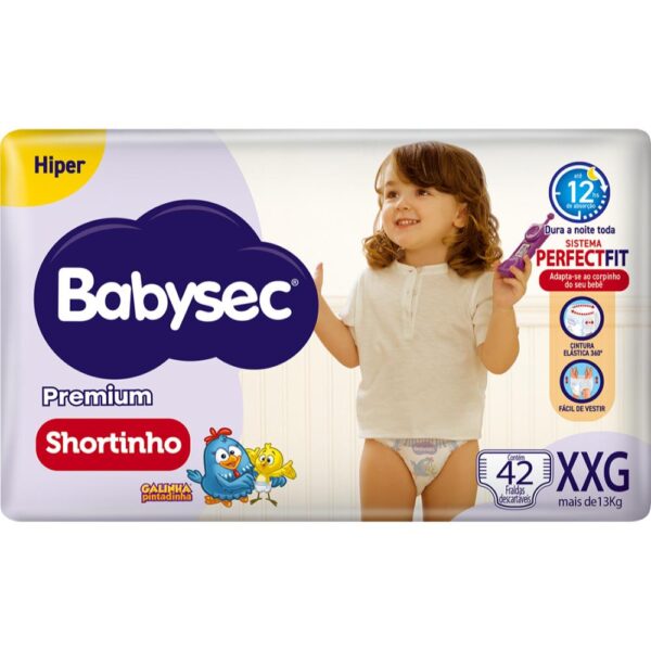 Fralda Babysec Shortinho Hiper Xxg 402 Unidades