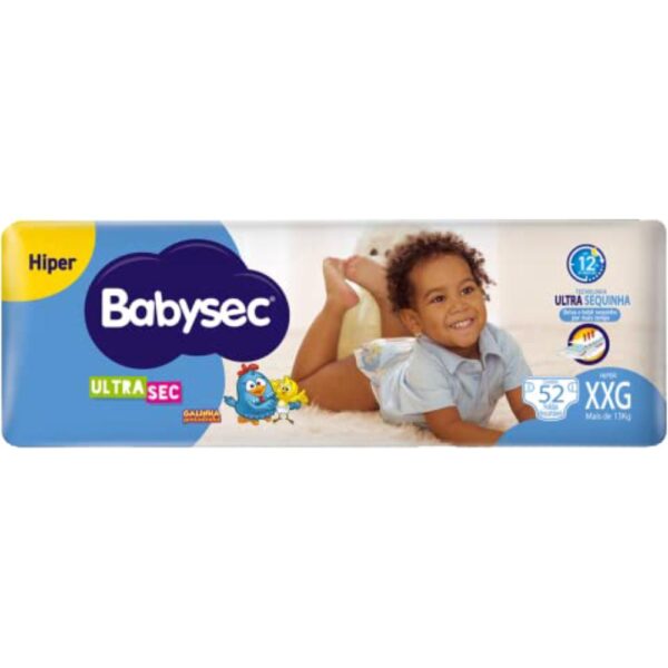 Fralda Babysec Ultra Hiper Xxg 502 Unidades