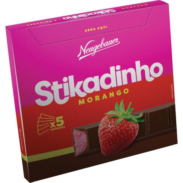 Chocolate Neugebauer Stikadinho Morango 61,5G