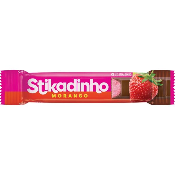 Chocolate Neugebauer Stikadinho Morango 12,3G
