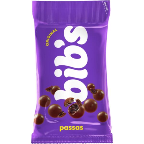 Chocolate Bibs Passas 40G