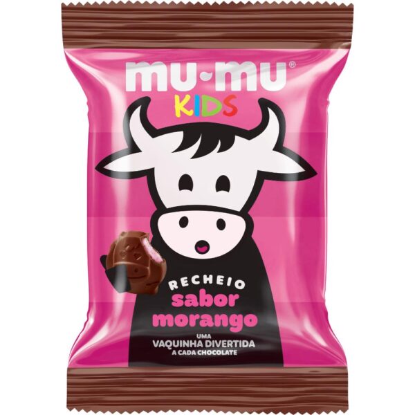 Chocolate Neugebauer Mumu Kids Morango 15,6G