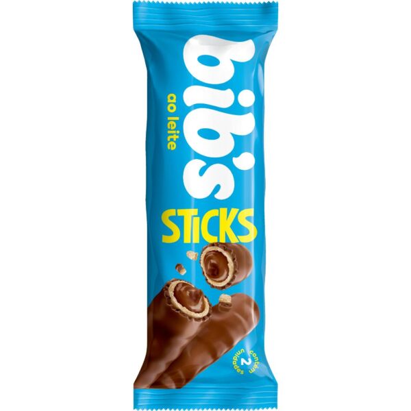 Chocolate Bibs Sticks Ao Leite 32G