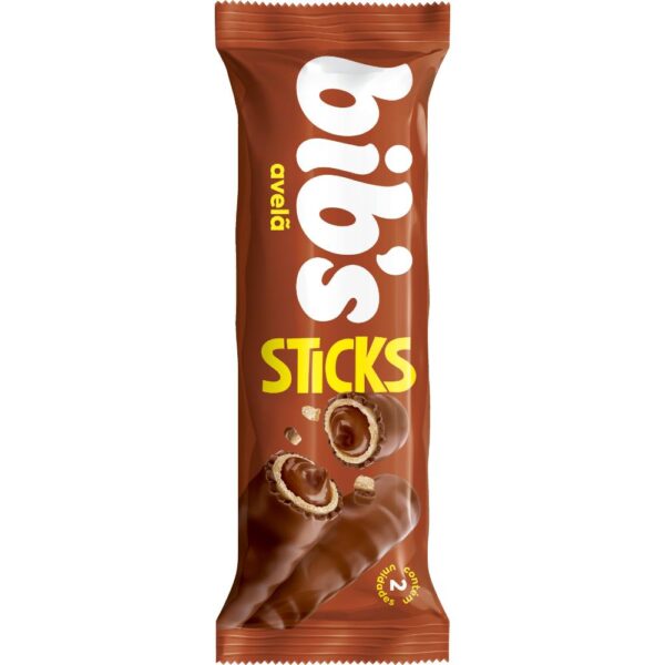 Chocolate Bibs Sticks Avela 32G