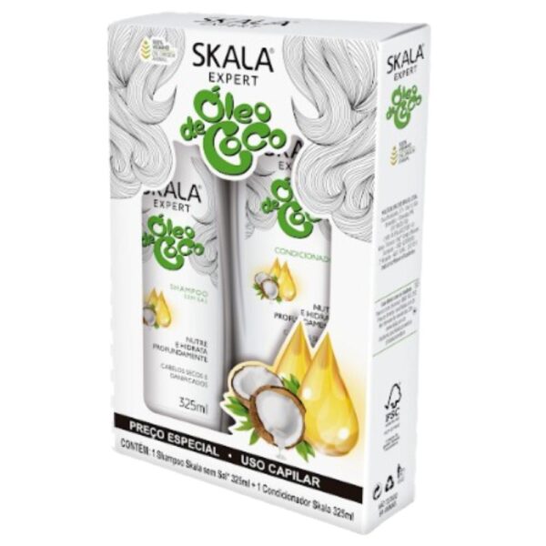 Kit Sh+Cond Skala Oleo De Coco 325Ml