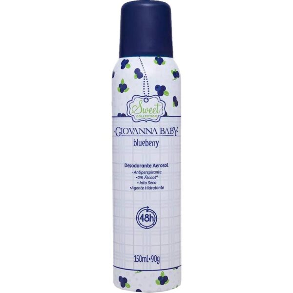 Desodorante Giovanna Baby Aero Blueberry 150Ml