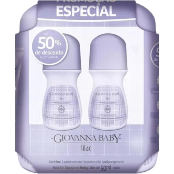 Desodorante Giovanna Baby Roll-On Lilac Pack Com 02