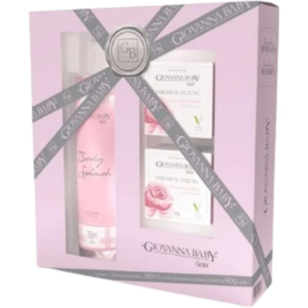 Kit Giovanna Baby Classic Body Splash + 2 Sabonetes 90G