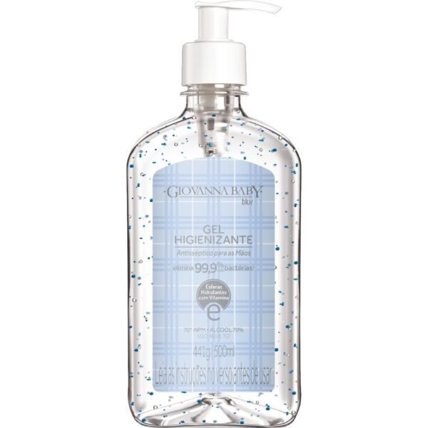 Alcool Gel Higienizante Giovanna Baby  Blue 500Ml