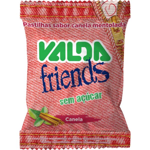 Pastilha Valda Friends Sache Canela 25G