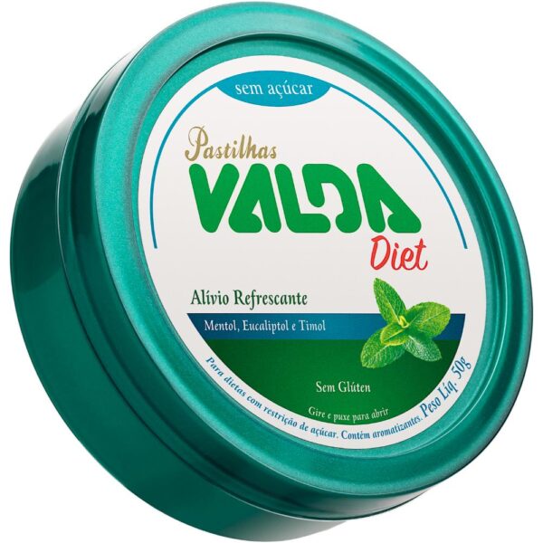 Pastilha Valda Diet Lata 50G