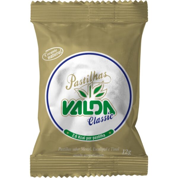 Pastilha Valda Classic Sache 12G
