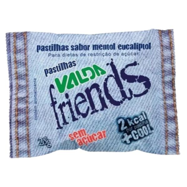 Pastilha Valda Friends Sache 25G