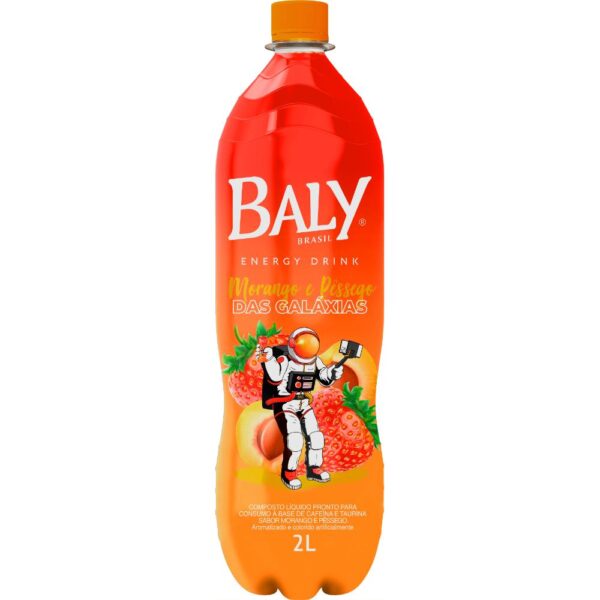 Energetico Baly Morango E Pessego 2L