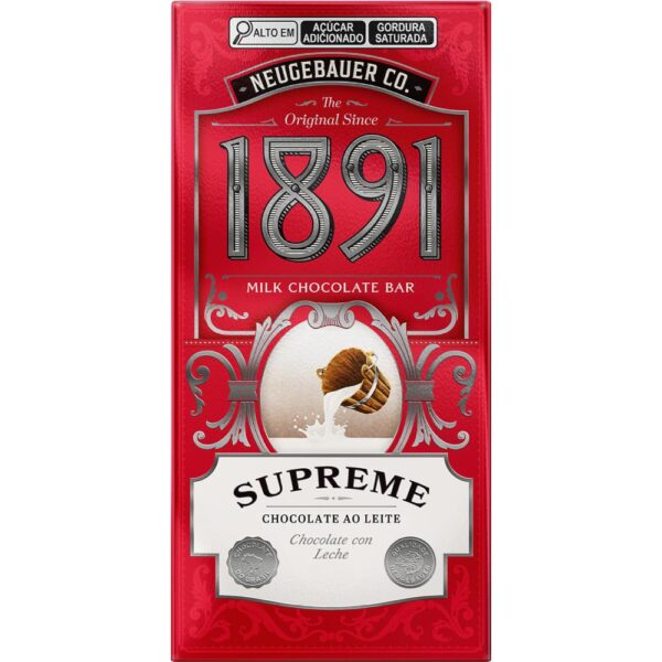Chocolate Neugebauer 1891 Supreme Leite 90G