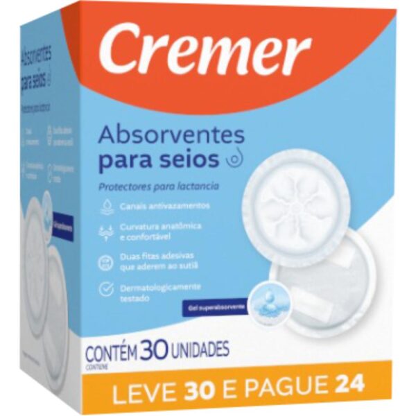 Absorvente Para Seios Cremer  Lv30 Pg24