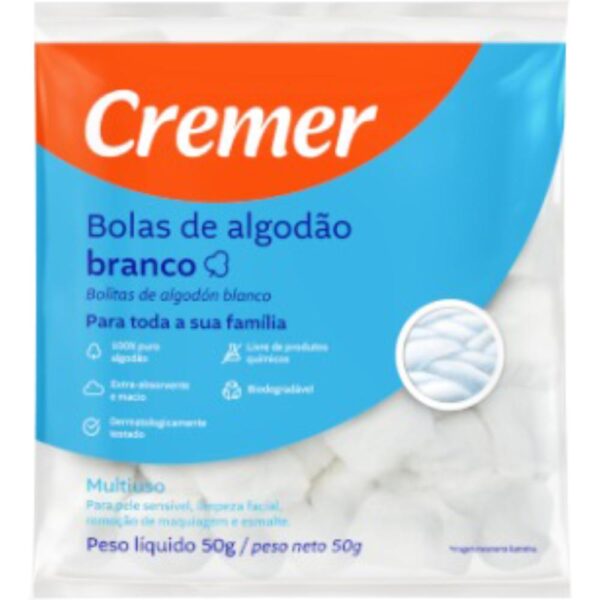 Algodao Bolas Cremer 50G