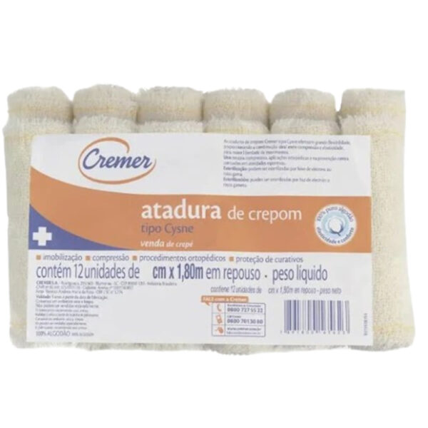 Atadura Crepom Cysne Cremer 30Cmx1,80M