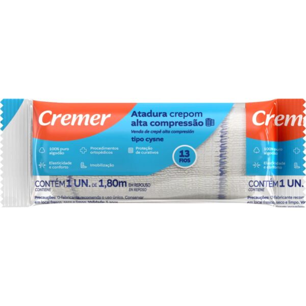 Atadura Crepom Cysne Cremer 08Cmx1,80M