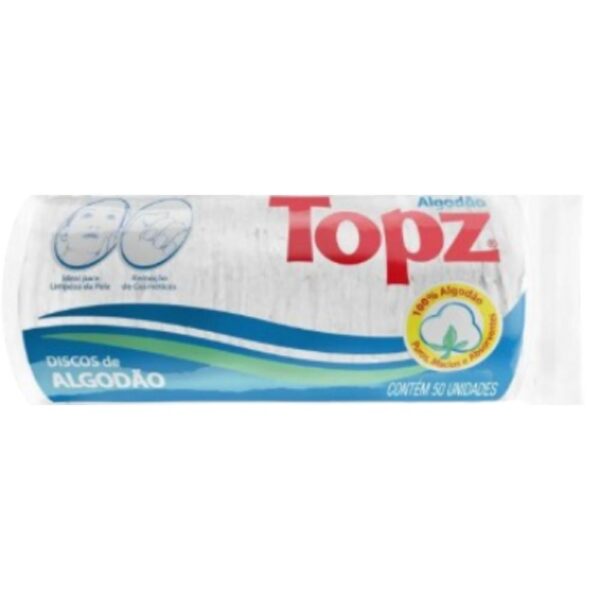 Algodao Disco Topz 50 Unidades