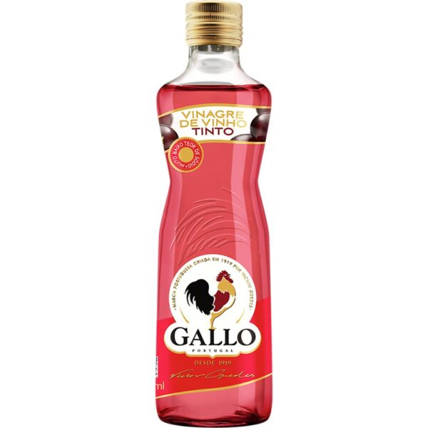 Vinagre Gallo Vinho Tinto Vidro 250Ml