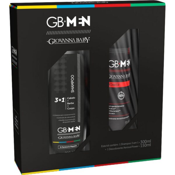 Kit Giovanna Baby Clean Care Desodorante Aero + Sababonete Barra + Gel