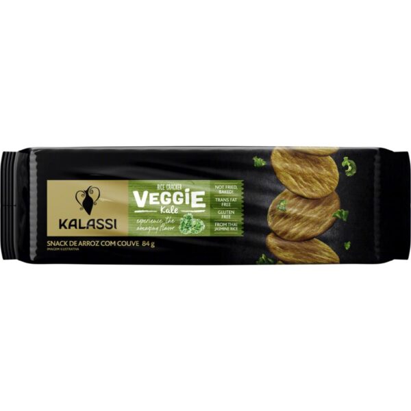 Snack Tai Kalassi Rice Crackers Veggie Kale 84G