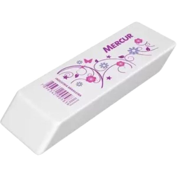 Borracha Mercur Tr Decorada Rosa/Branca Unidades