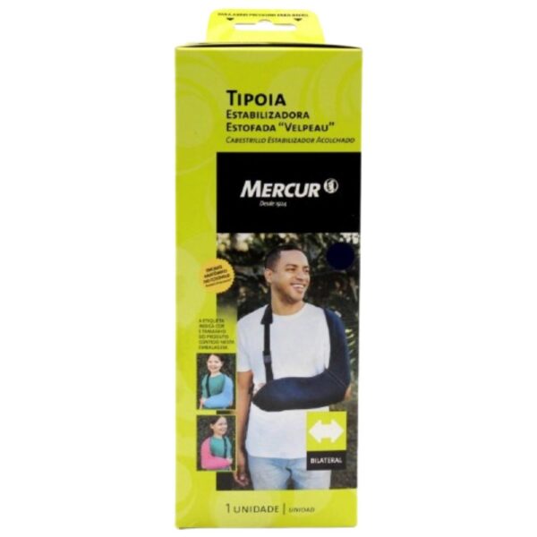 Tipoia Estabilizadora Velpeau Estofada Mercur Azul M