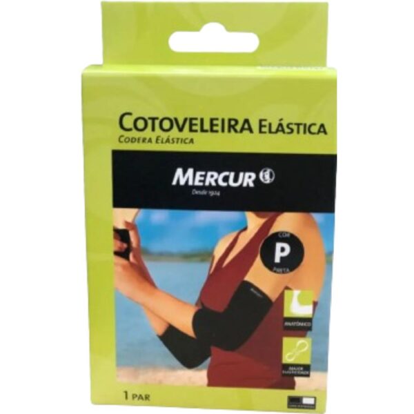 Cotoveleira Elastica Mercur Preta P