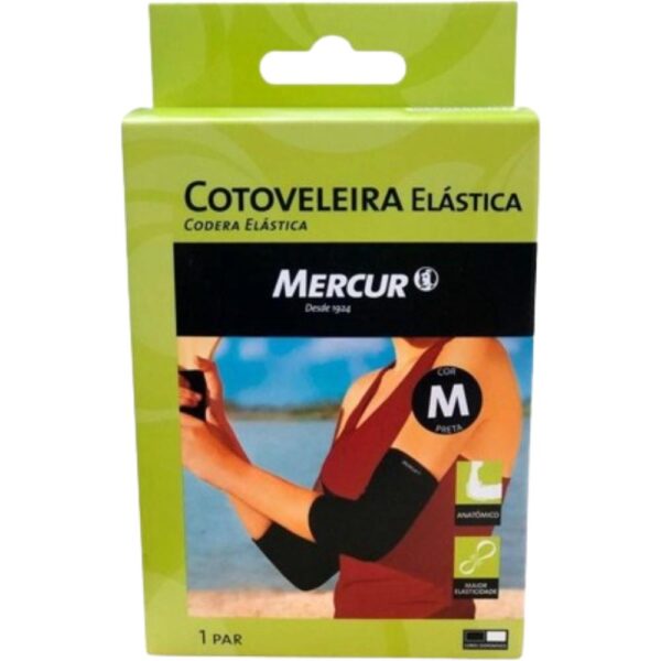 Cotoveleira Elastica Mercur Preta M