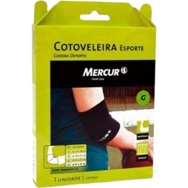 Cotoveleira Elastica Mercur Preta G