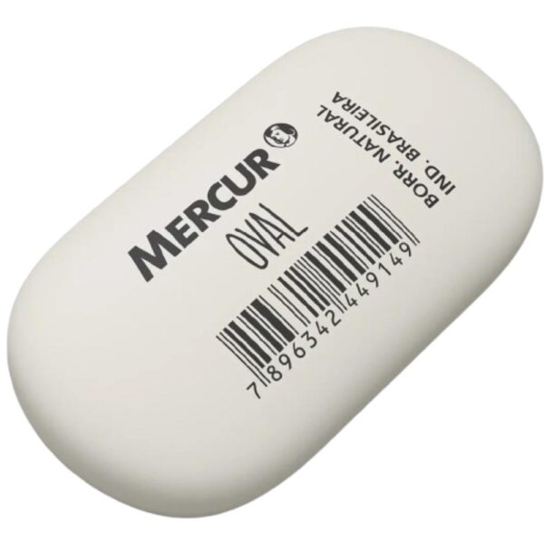 Borracha Mercur Oval Branca Unidades
