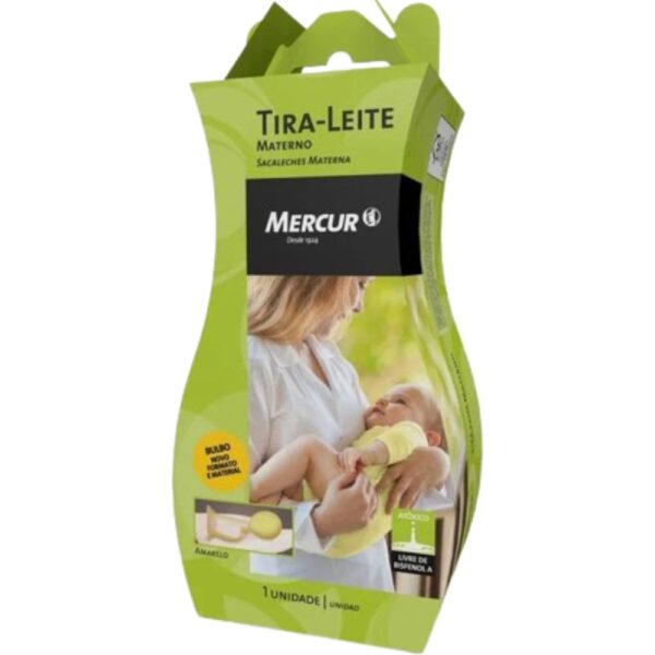 Tira-Leite Materno Amarelo Mercur