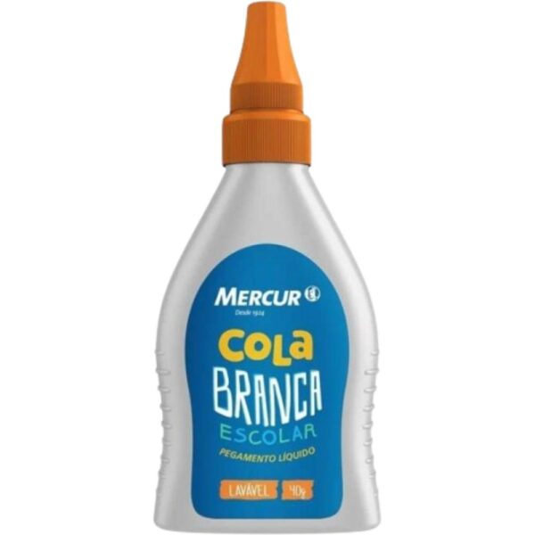 Cola Mercur Branca 40G