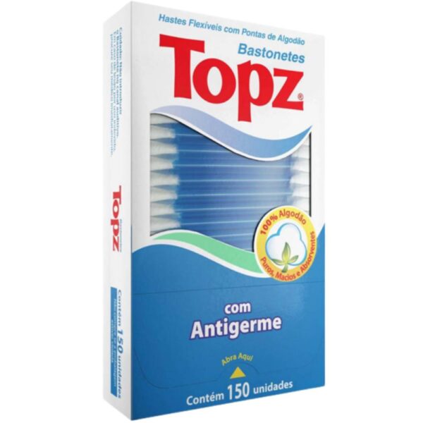 Hastes Flexiveis Topz Com 150 Unidades
