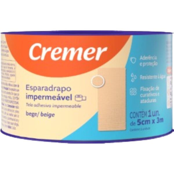 Esparadrapo Bege Cremer 5Cmx3M