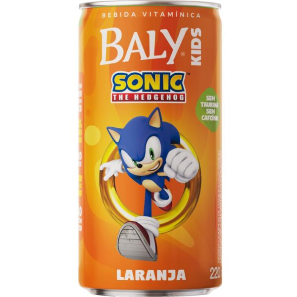 Baly Kids Laranja Sonic Lt 220Ml