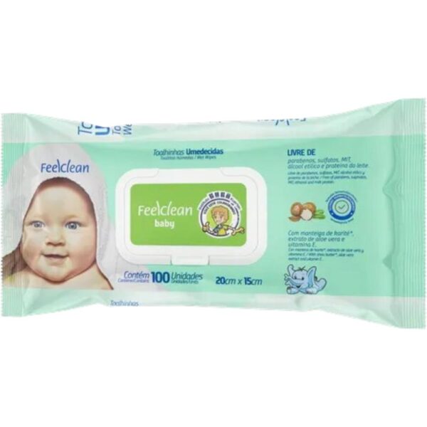 Toalhinhas Umed Feelclean Recem Nascido 100 Unidades
