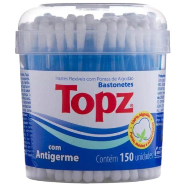 Hastes Flexiveis Topz Pote Com 150 Unidades