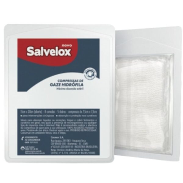Compressa Esterel 11 Fios Salvelox Com 5 Unidades