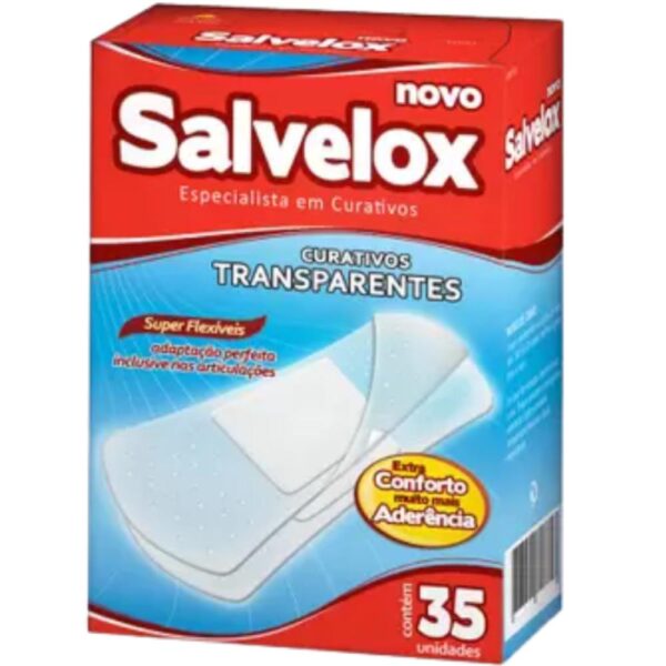 Curativo Salvelox Transparente Com 35 Unidades