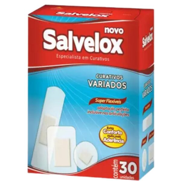 Curativo Salvelox Variados Com 30 Unidades
